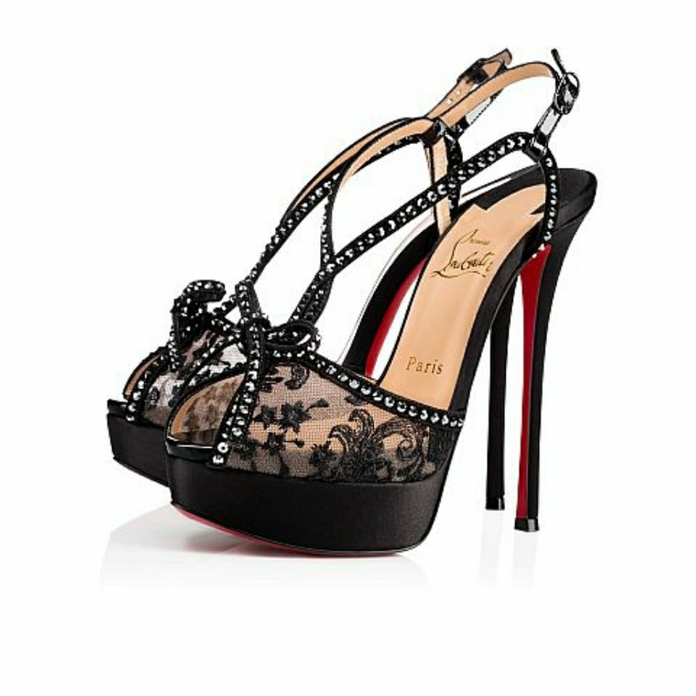 Christian Louboutin Balavenezia Lace 150mm
